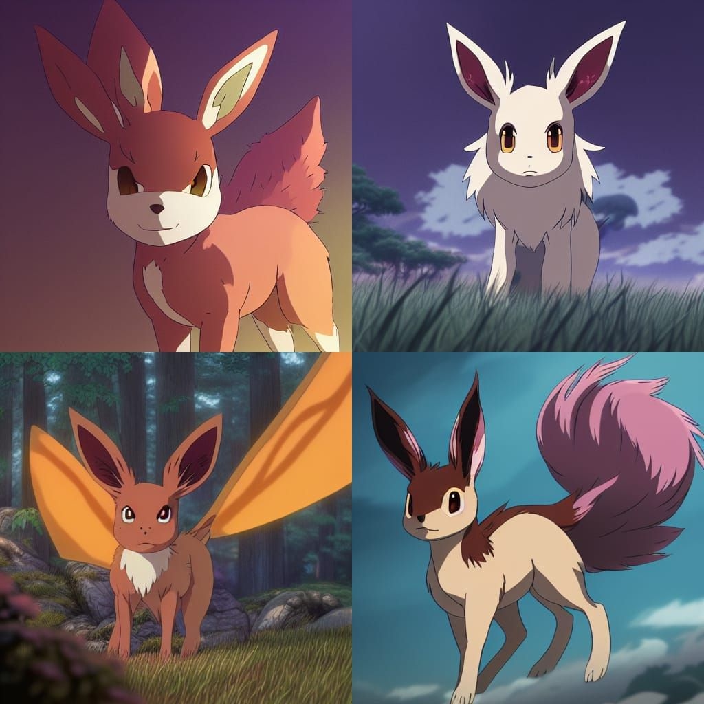 Eevee with Dragon Scales, Anime Key Visual