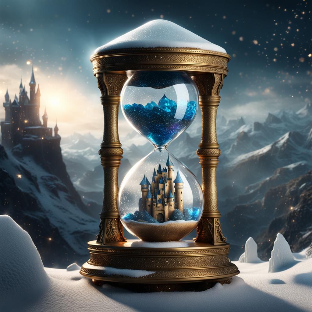 Fairy Castle in Hourglass, Crystallast Render