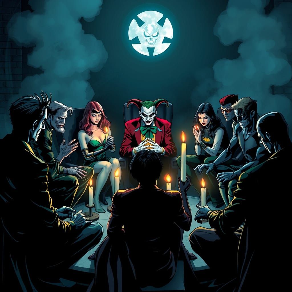 DC Comics Villains Conjure an Otherworldly Presence in a Dar...
