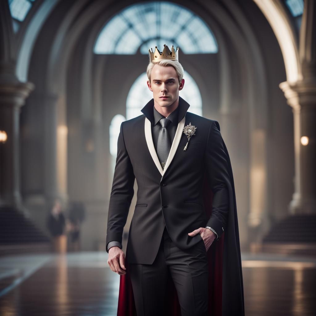 Vampire Boy in Business Suit: Professional Photography