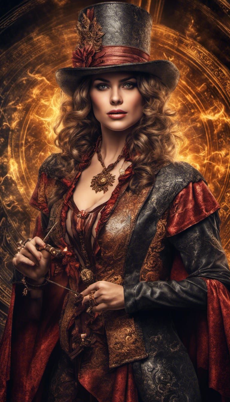 Lady Von Nickels The Magnificent Magician