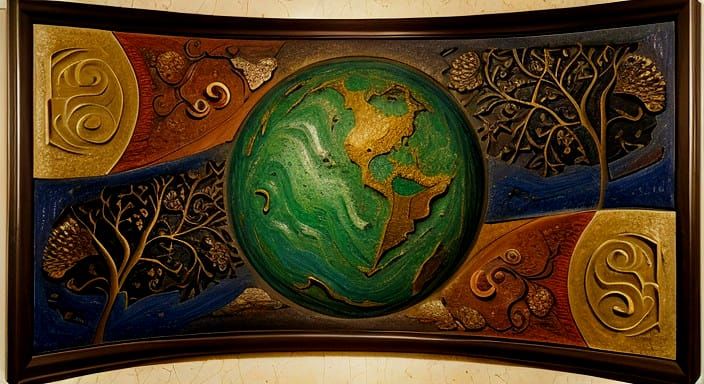 Earthy Fantasy in Vibrant Textures