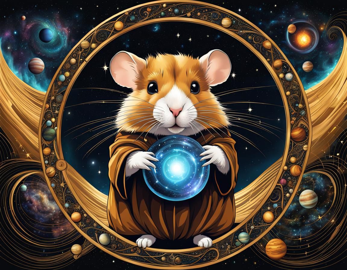 Hamster Wizard in a Dark Fantasy World