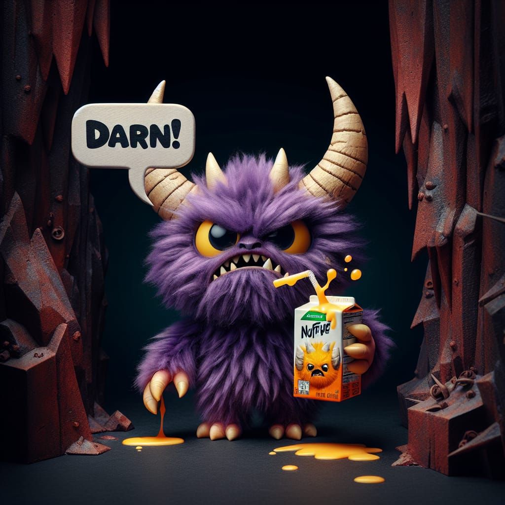 Darnsaftyow: When a little Yow spills his saft (juice) everywhere.