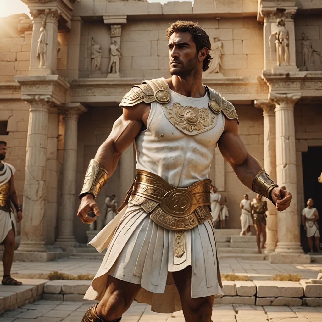 A hyper realistic ancient Greece exemplifies the essence of ...