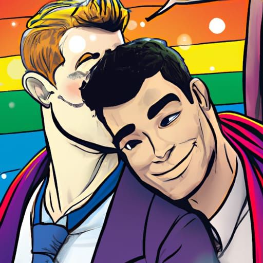 Dynamic Comic Book Style Illustration