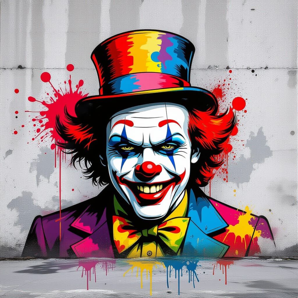 Graffiti splash epic clown edition styles