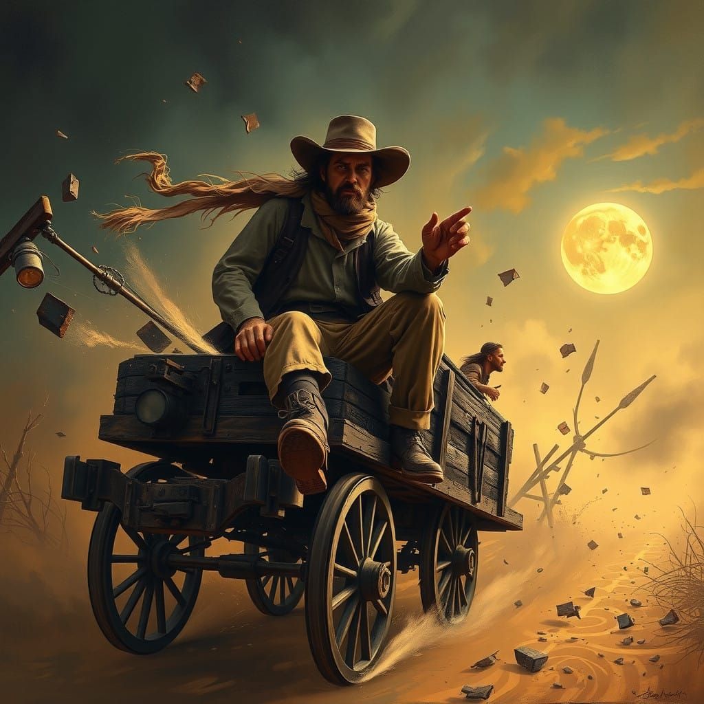 Charismatic Free Spirit Chases Destiny on Runaway Train