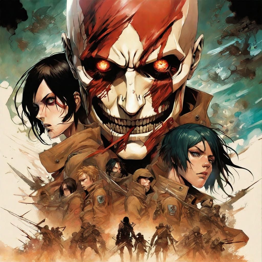 Terrifyingly Beautiful Attack Titan Masterpiece