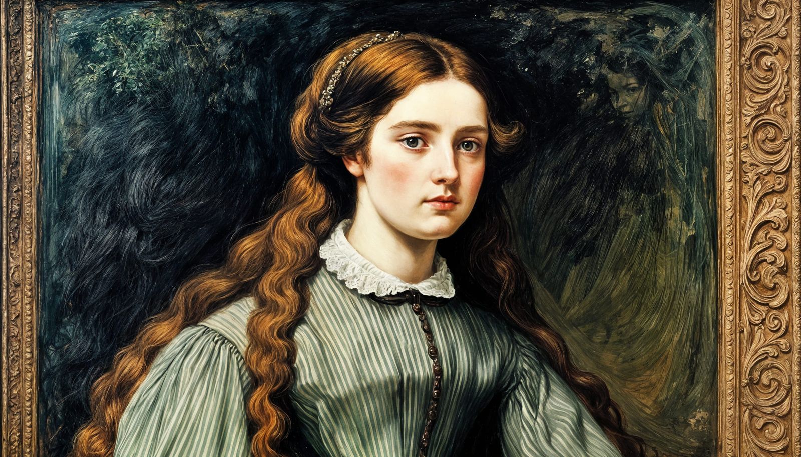 Jo the Irish Woman Portrait in Realist Style