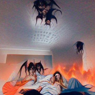 Dark and Eerie Surreal Landscape