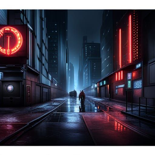 Abandoned Cyberpunk City in Ultra Realistic 4K