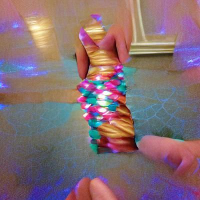 Iridescent Maximalist Chinese Finger Trap Prom Dresses