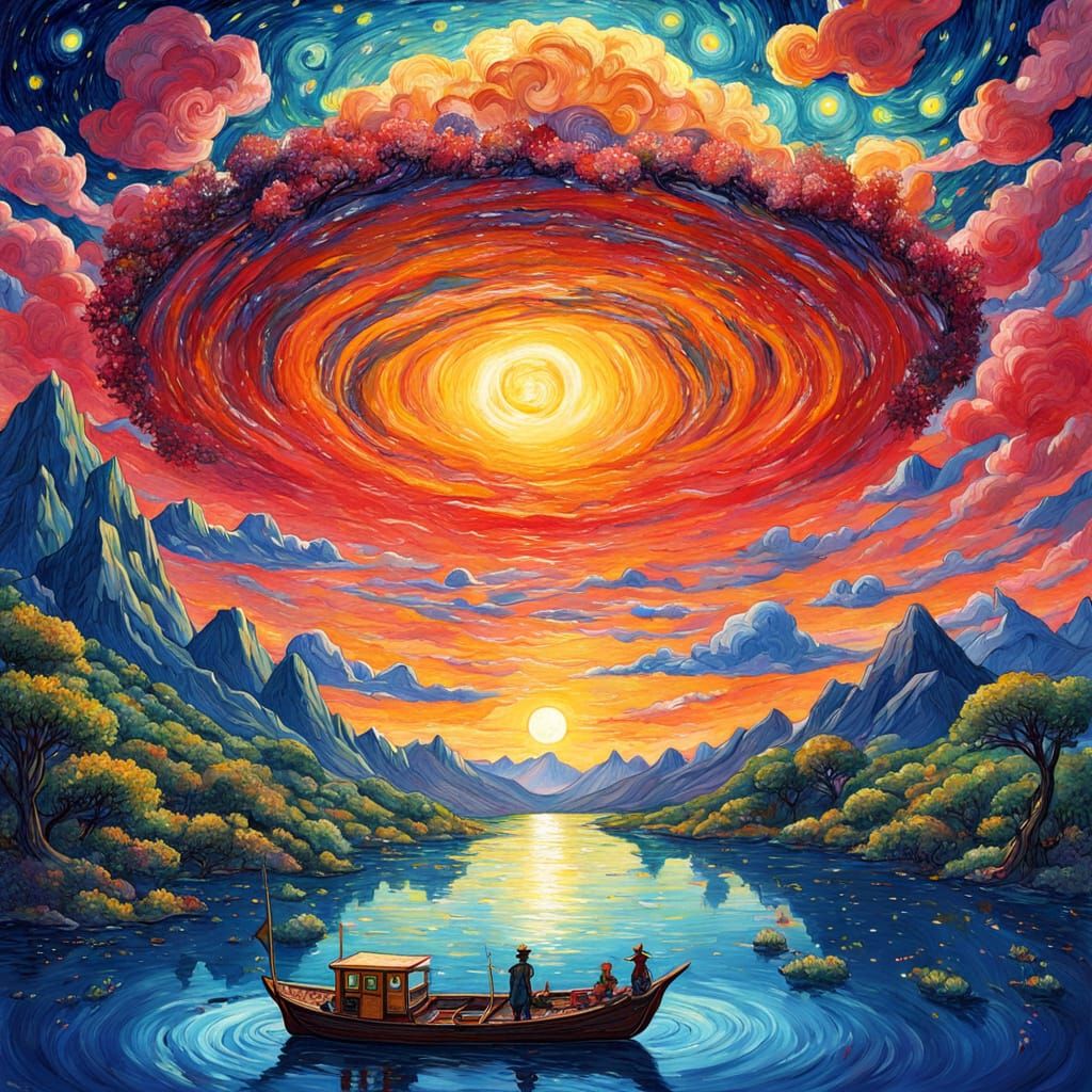 Whimsical Sci-Fi Fairytale in Studio Ghibli Style