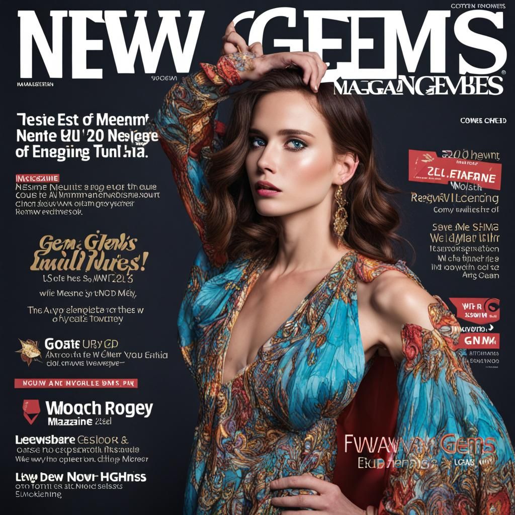 New Gems Magazine Cover Art