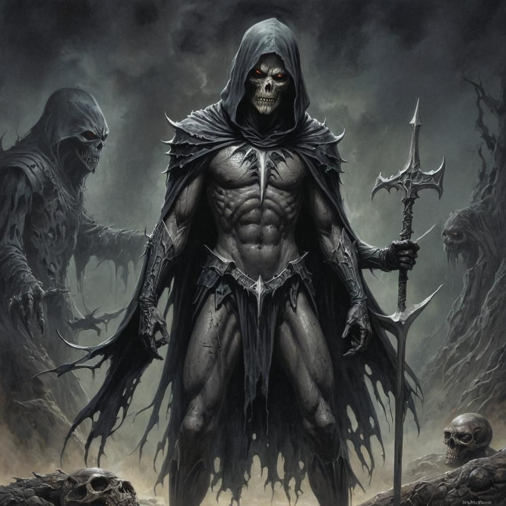 Grimdark Image in a Striking Style