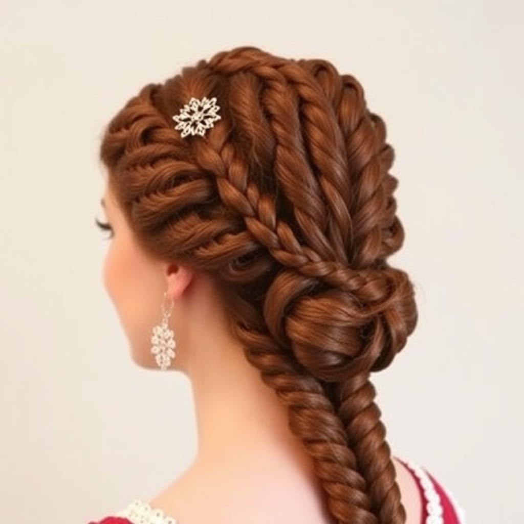 AI Image of Queen Anne Lace Hairstyle