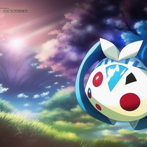 Togepi in Anime Key Visual Style