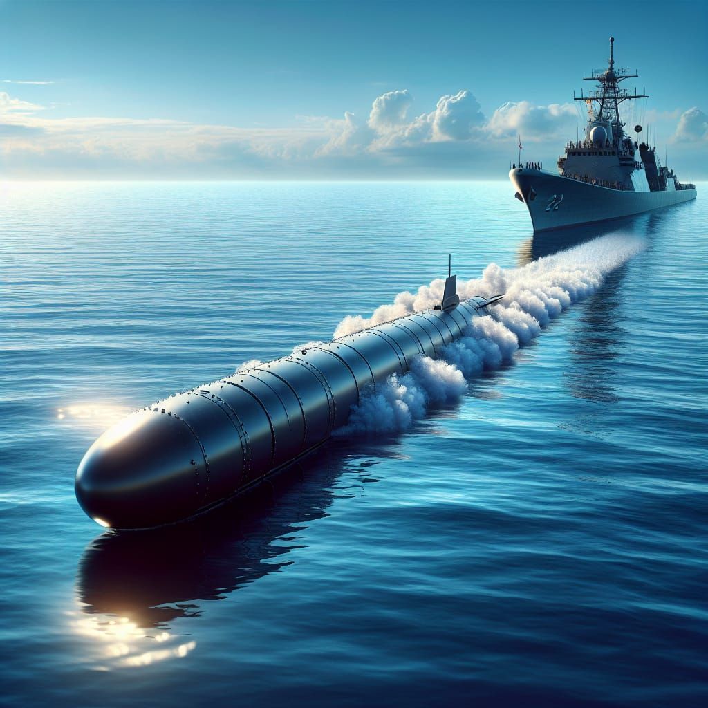 Naval Vessel Targeted by Giant Sausage Torpedo