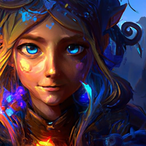 Shelf of Toys Portrait in Artstation Style