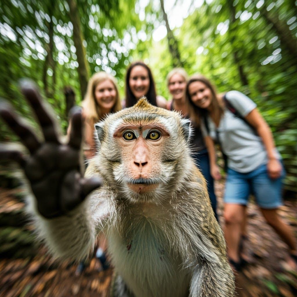 Monkey Business: When Your Selfie Gets Hijacked!