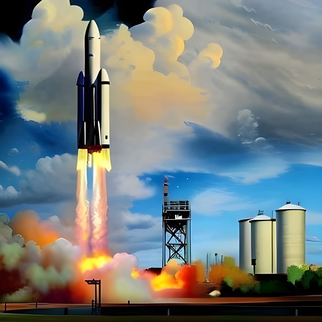 Van Gogh Inspired Impressionist Cloudscape