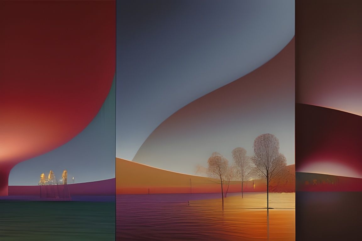 Thriving Submarine City in Steamnouveau Style