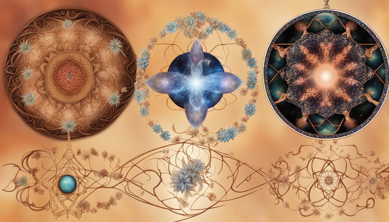 Gaia with Australian Flora and Fractal Energies