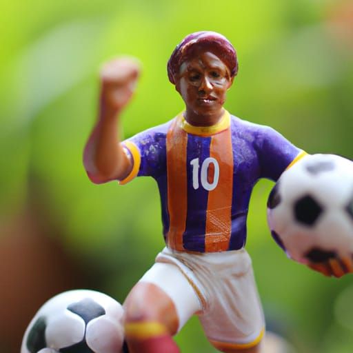 Greatest Football Player: Professional DSLR Photograph