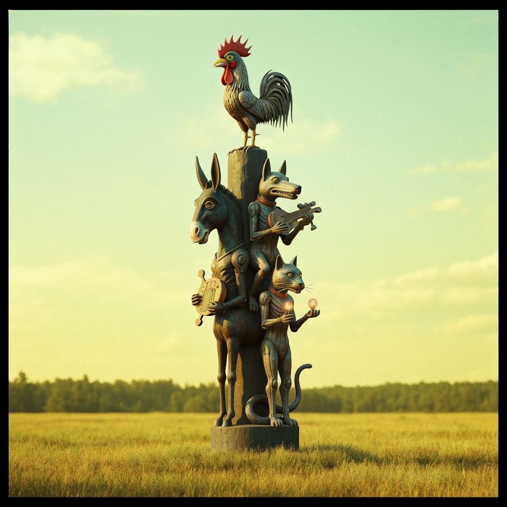 Bremen Town Musicians in the Canadian Prairies