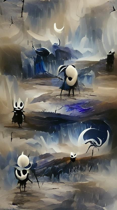 Hollow Knight: Lone Wanderer Concept Art