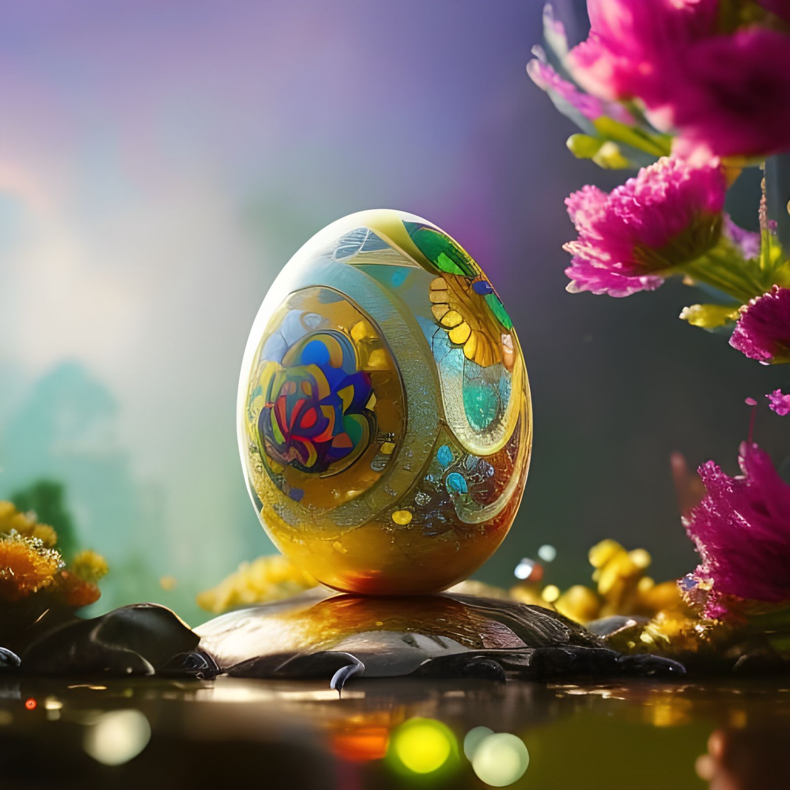 Sparkling blossoms Egg