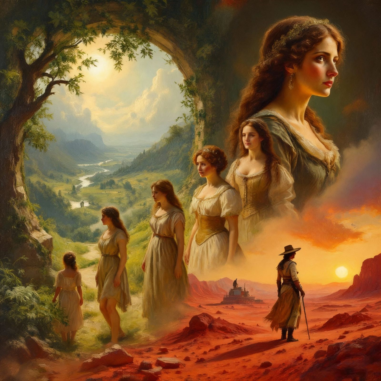 The Nurturing Role of Women Transforms Wastelands to Utopia.