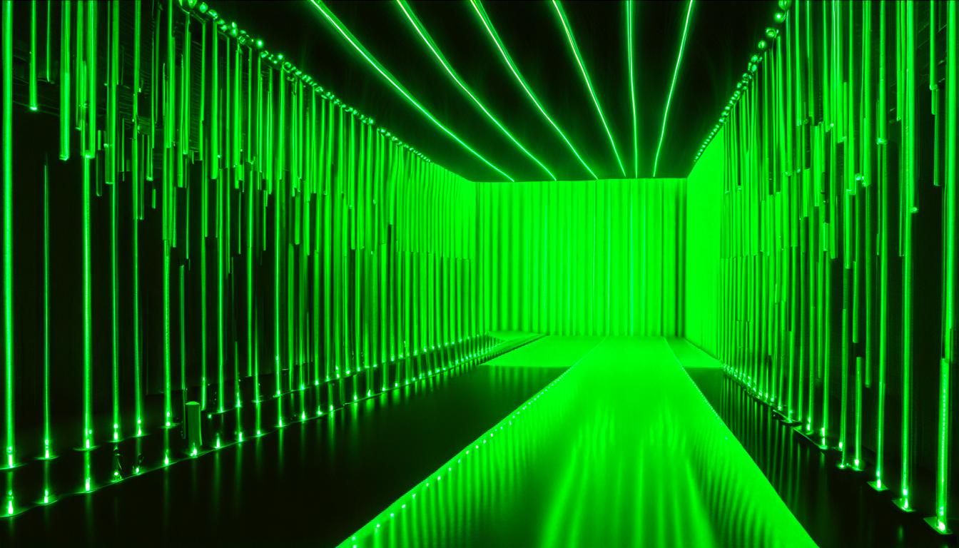 Hyperrealistic Matrix Movie Poster in Synthwave Style