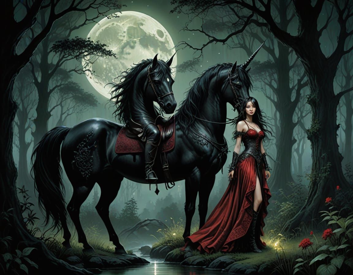 well, AI, you had one job: to put a fairy in the saddle....