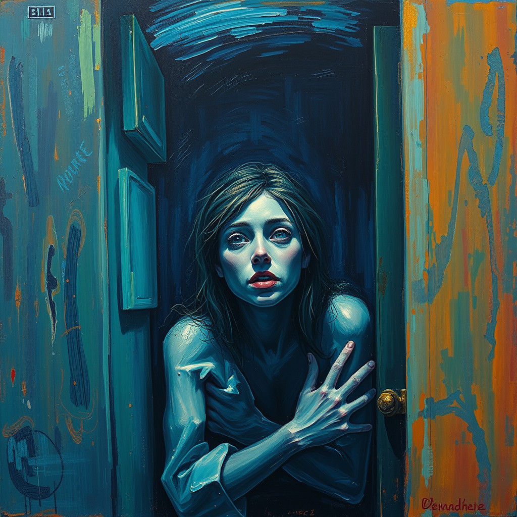 Trapped: A Neo-Expressionist Vision of Claustrophobia