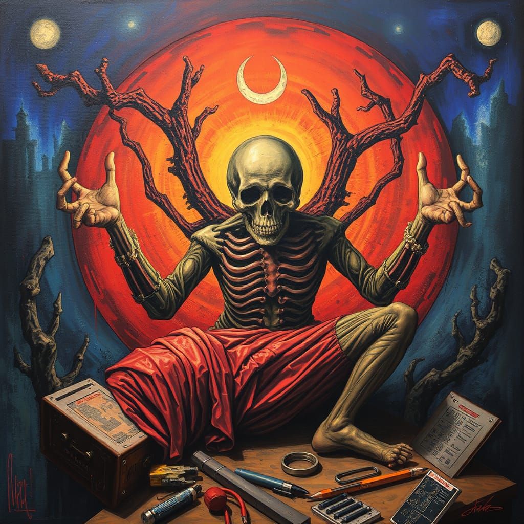 Dark Ritual Inspired by Visionary Art