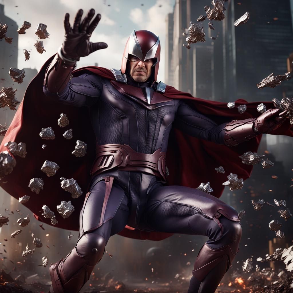 Magneto cannot be stopped by metal weapons...