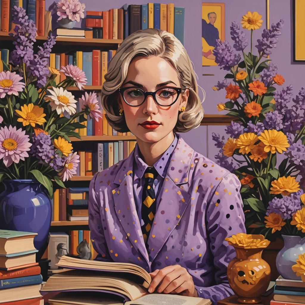 Luminary librarian's love labors long, lavishes lavender lux...