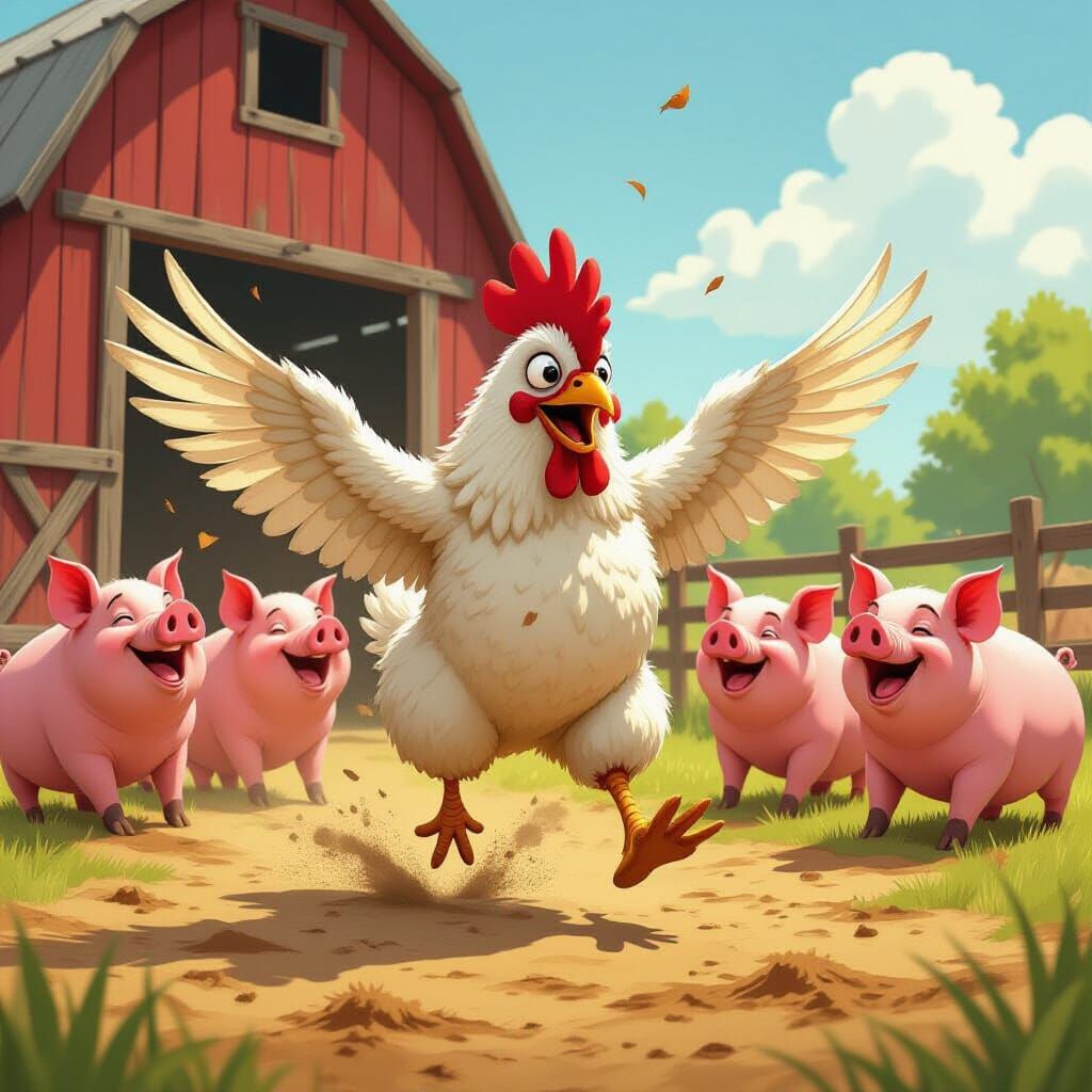 Headless Chicken's Hysterical Farmyard Frenzy