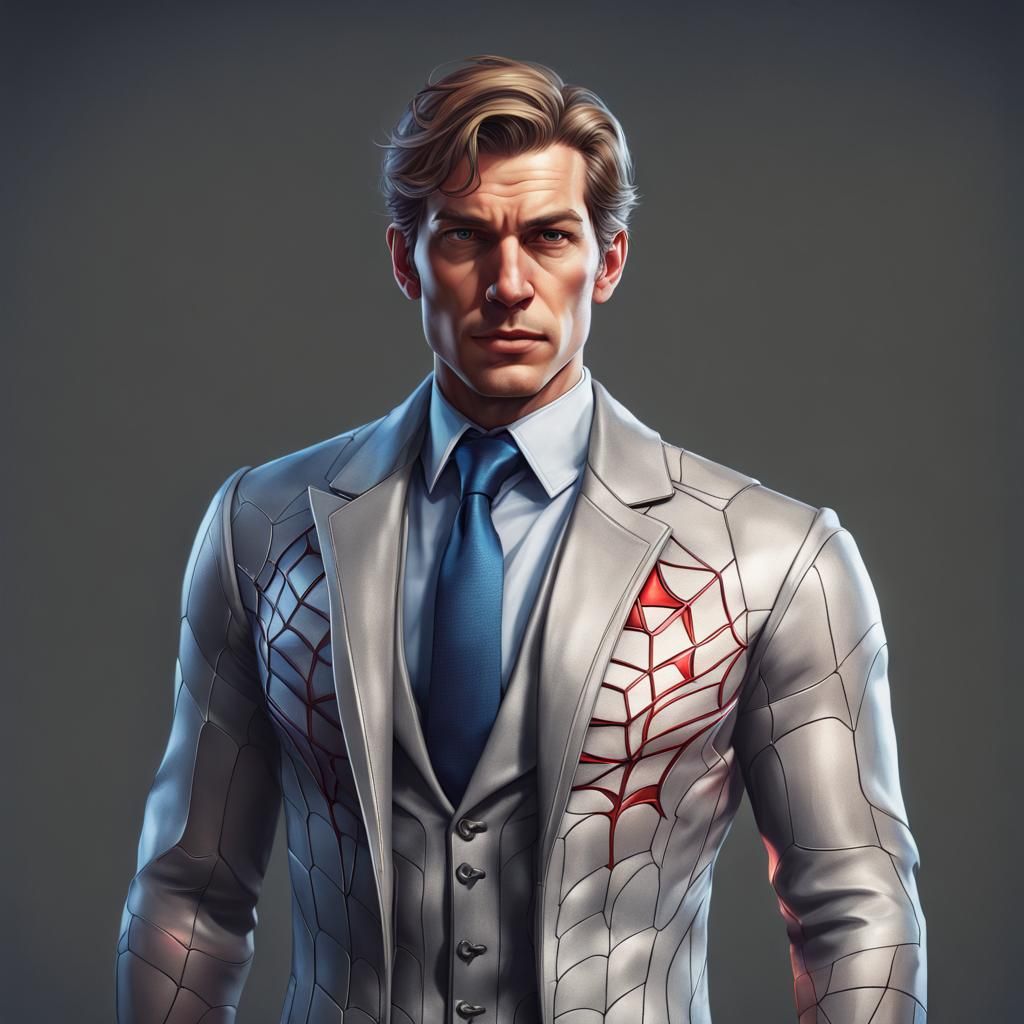 Spiderman: EU Ruler in Detailed Fantasy Portrait