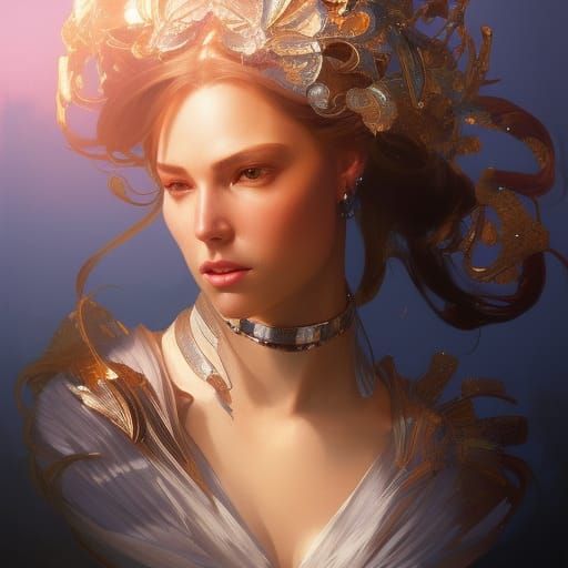 Detailed Portrait of a Queen in Unreal Engine 5