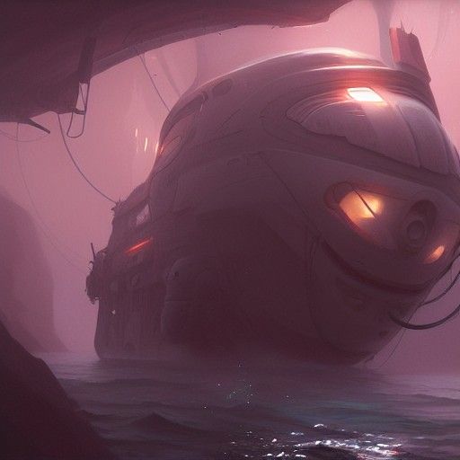 Sinister Subnautica Deep Sea Art