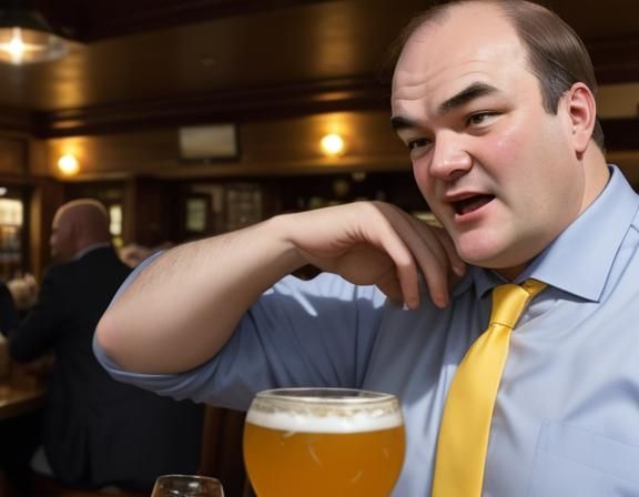 Lib Dem Leader Ed Davey drunk at the pub and swearing
