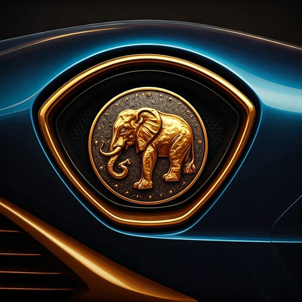 Luxury Sports Car with Diamond Wing in Matte Painting Style