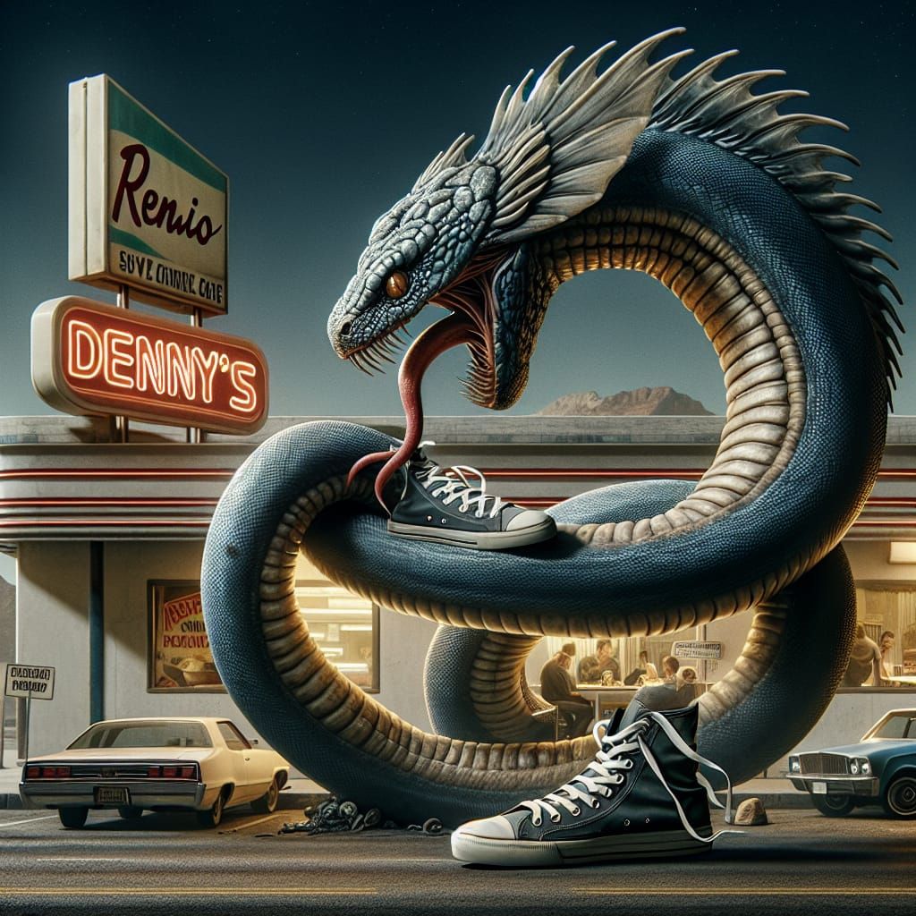 Ouroboros got tired of eating itself, got some new kicks, an...