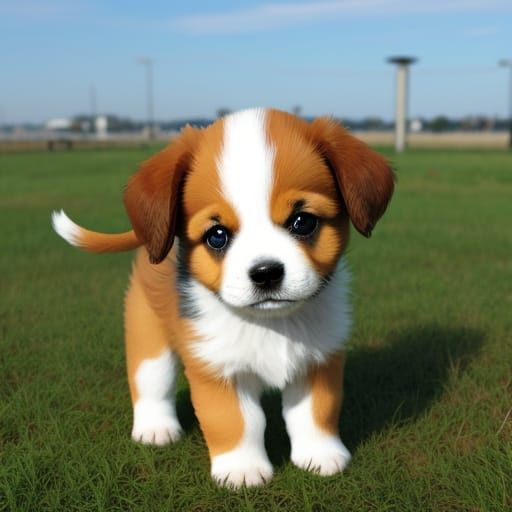 Adorable Puppy Portrait