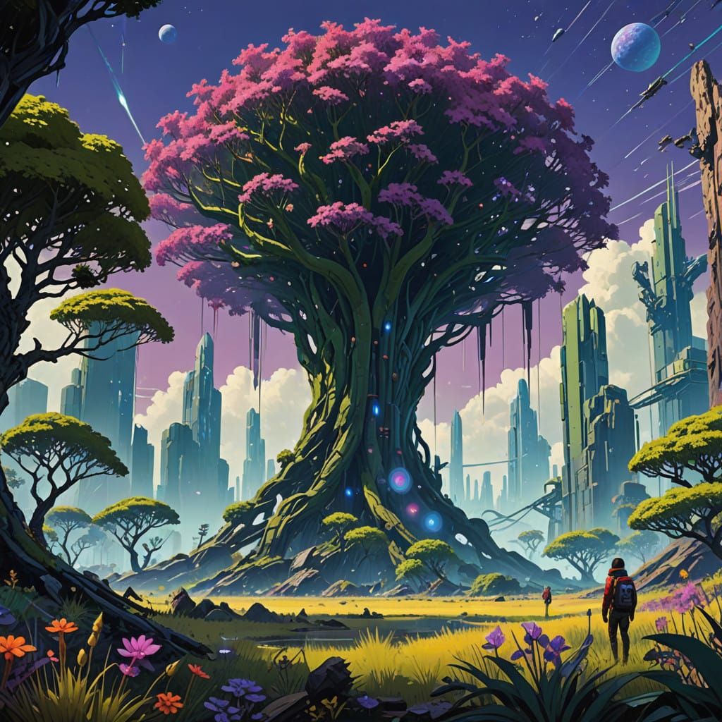 Surreal Post-Human Earth Reclaimed by Nature