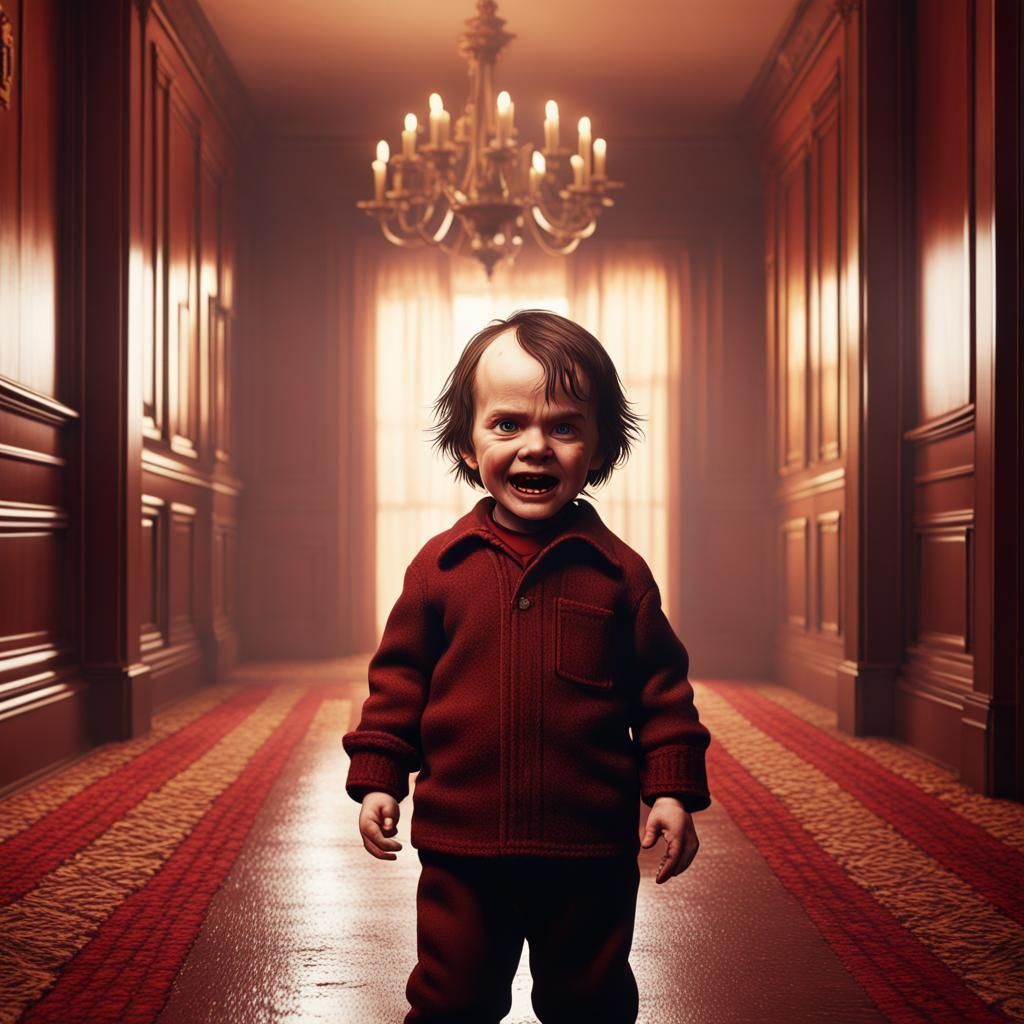 Baby Jack Torrance: Detailed Matte Painting