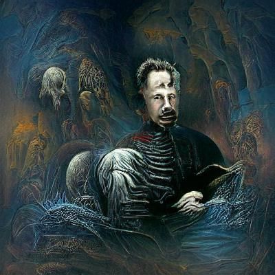 Terrifying Horror Scene in Gothic Style